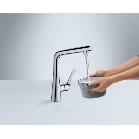 Смеситель для кухни HANSGROHE Metris Select M71 320 хром