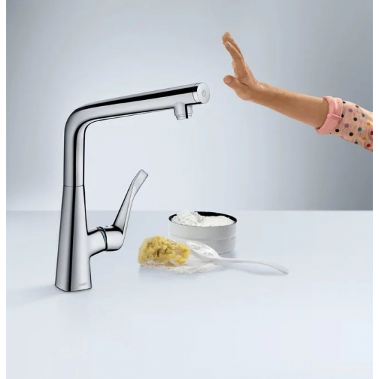 Смеситель для кухни HANSGROHE Metris Select M71 320 хром