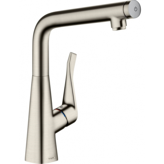 Смеситель для кухни HANSGROHE Metris Select M71 320 сатин