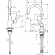 Смеситель для кухни HANSGROHE Talis M51 220 сатин