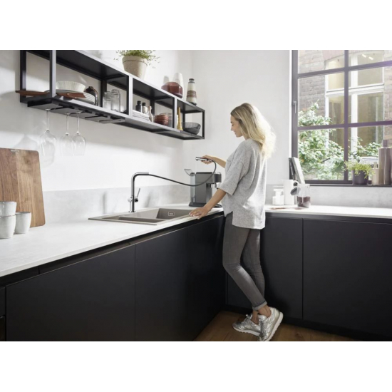 Смеситель для кухни HANSGROHE Talis M54 270 с вытяжным изливом, хром