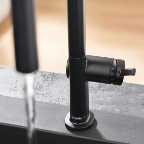 Смеситель для кухни HANSGROHE Talis M54 U 220 чёрный