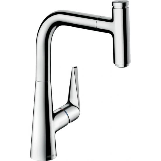 Смеситель для кухни HANSGROHE Talis Select M51 220 с вытяжным изливом, хром