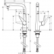 Смеситель для кухни HANSGROHE Talis Select M51 300 сатин