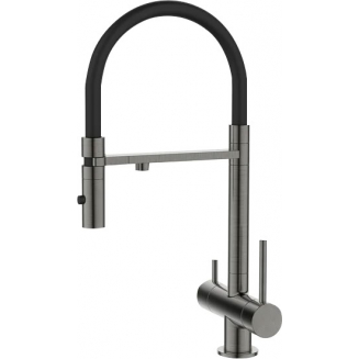 Смеситель для кухни IDDIS Ace ACEGMFFi05 с краном для питьевой воды, графит