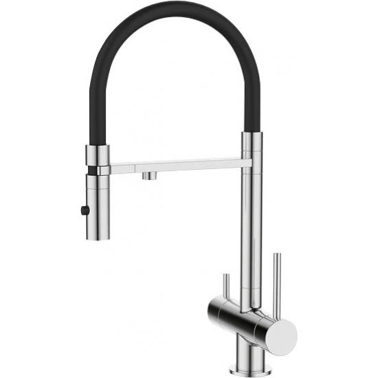 Смеситель для кухни IDDIS Ace ACESBFFi05 с краном для питьевой воды, хром