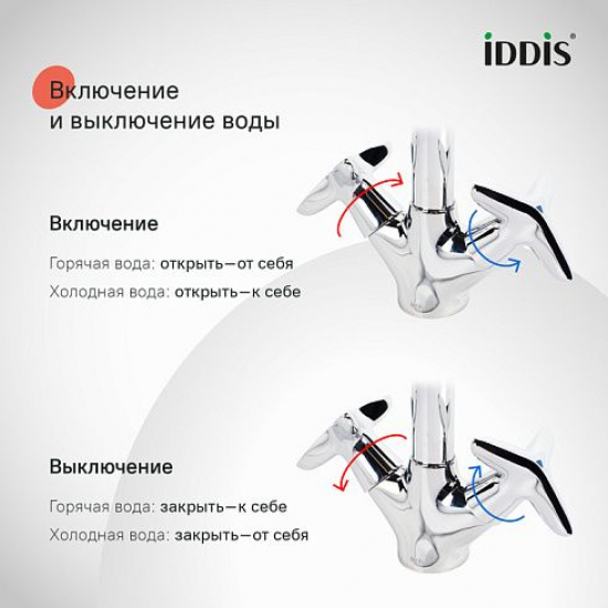 Смеситель для кухни IDDIS Copter COPSBJ0i05 хром