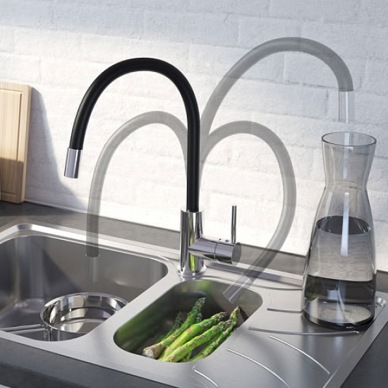 Смеситель для кухни IDDIS Kitchen 360 K36SBJBi05 с гибким изливом, хром