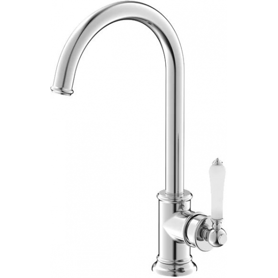Смеситель для кухни IDDIS Oxford OXFSBJ0i05 хром/белый
