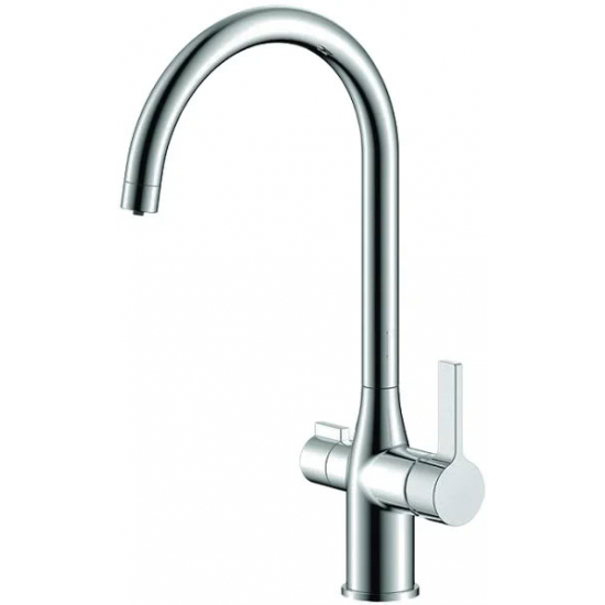 Смеситель для кухни IDDIS Pure PURSBFJi05 с краном для питьевой воды, хром