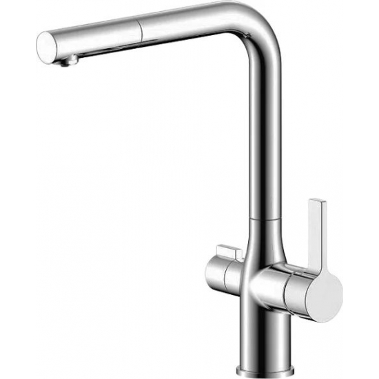 Смеситель для кухни IDDIS Pure PURSBFLi05 с краном для питьевой воды, хром