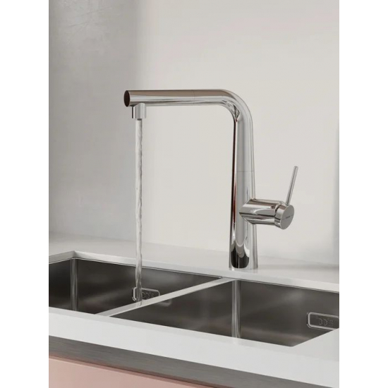 Смеситель для кухни IDDIS Pure PURSBPFi05N с краном для питьевой воды, хром