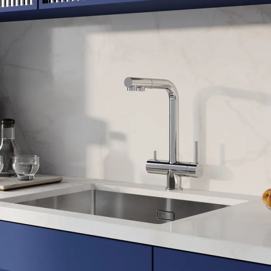 Смеситель для кухни IDDIS Umbra UMBSBPFi05 с краном для питьевой воды, хром