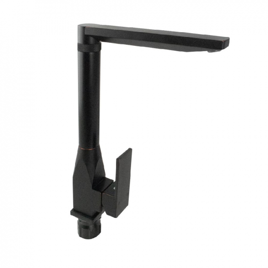 Смеситель для кухни из авиационного алюминия BRIMIX 82209 чёрный