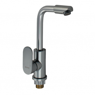 Смеситель для кухни из авиационного алюминия BRIMIX 88011 титан