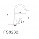 Смеситель для кухни из нержавеющей стали FMARK FS8232H черный
