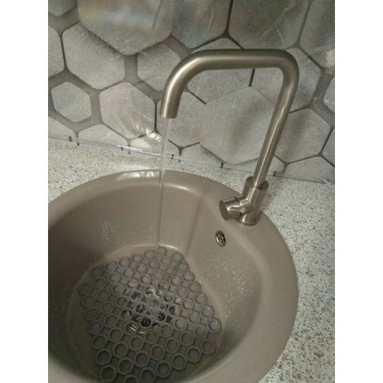 Смеситель для кухни из нержавеющей стали FRUD R40052 сатин