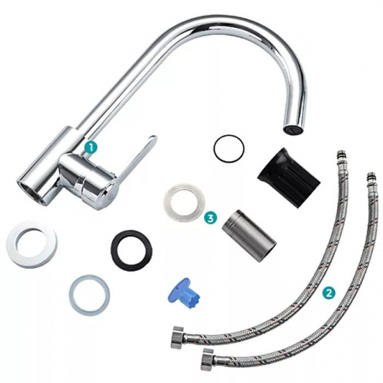 Смеситель для кухни из нержавеющей стали FRUD R42052-10