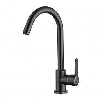 Смеситель для кухни из нержавеющей стали FRUD R42052-11 серый космос