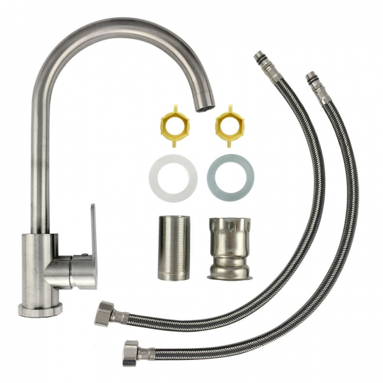 Смеситель для кухни из нержавеющей стали MAGNUS M9101