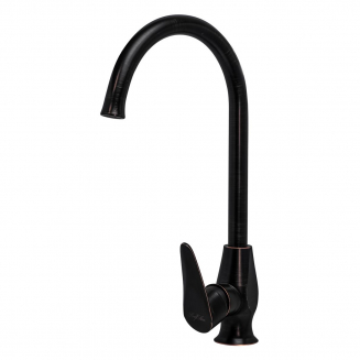 Смеситель для кухни из нержавеющей стали ПСМ-301-3 чёрная бронза