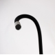 Смеситель для кухни из нержавеющей стали с гибким изливом ESKO K44B чёрный/сатин