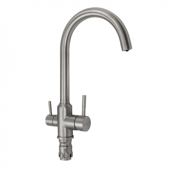 Смеситель для кухни из нержавеющей стали с подключением к фильтру MAGNUS М91114