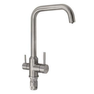 Смеситель для кухни из нержавеющей стали с подключением к фильтру MAGNUS М91115