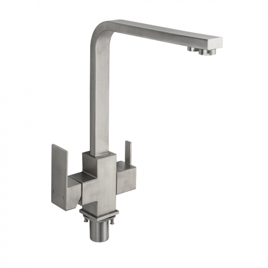 Смеситель для кухни из нержавеющей стали с подключением к фильтру MAGNUS М91116