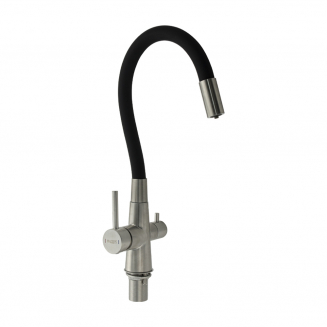 Смеситель для кухни из нержавеющей стали с подключением к фильтру MAGNUS М91117
