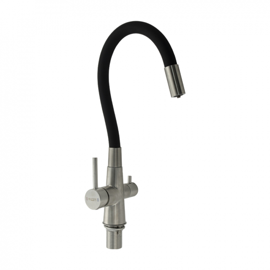 Смеситель для кухни из нержавеющей стали с подключением к фильтру MAGNUS М91117