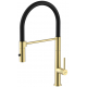 Смеситель для кухни LEMARK Beluga LMF-8074B-BRLG с гибким изливом, золото