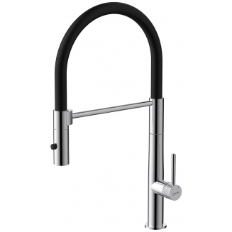 Смеситель для кухни LEMARK Beluga LMF-8074B-C с гибким изливом