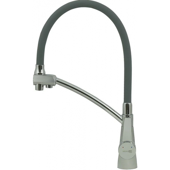 Смеситель для кухни LEMARK Comfort LM3071C-Gray с краном для питьевой воды, серый