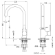 Смеситель для кухни LEMARK Evitta LM0505C