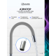 Смеситель для кухни LEMARK Linara LM0415C-Gray с гибким изливом, серый