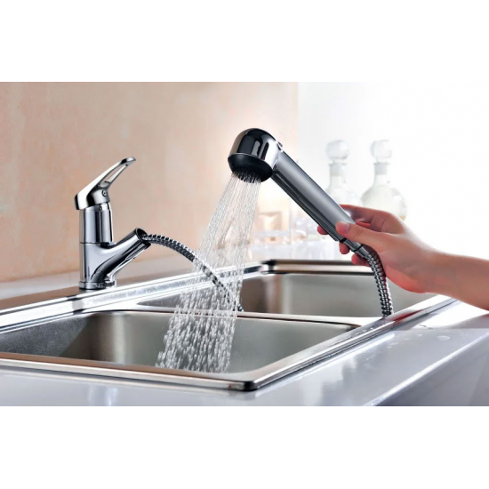 Смеситель для кухни LEMARK Omega LM3150C с вытяжным изливом