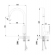 Смеситель для кухни LEMARK Plus Shape LM1705C