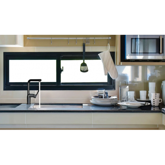 Смеситель для кухни LEMARK Ursus LM7205BL чёрный