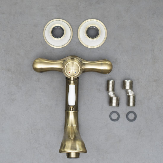 Смеситель для кухни LEMARK Villa LM4811B настенный, бронза