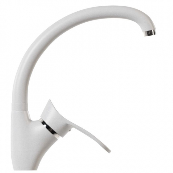 Смеситель для кухни MIXLINE ML-GS01 (341) ультра-белый