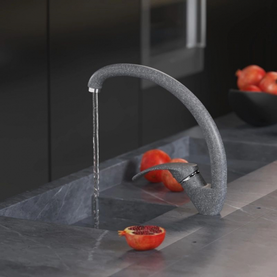 Смеситель для кухни MIXLINE ML-GS02 (309) тёмно-серый