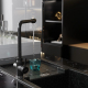 Смеситель для кухни MIXLINE ML-GS13 (308) с краном для питьевой воды, чёрный