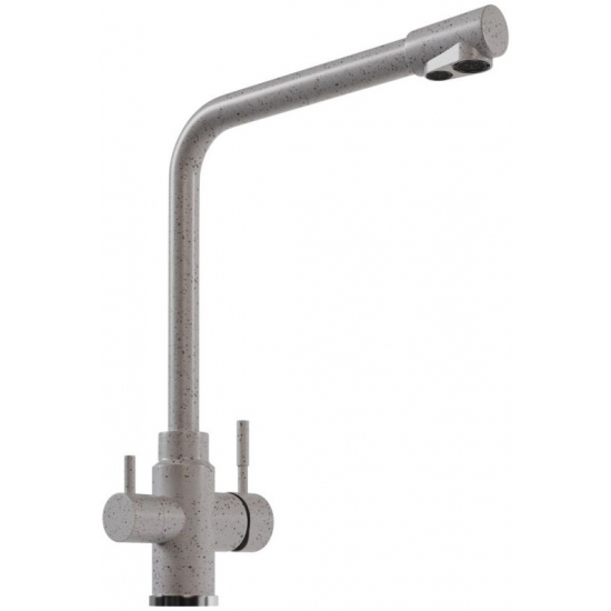 Смеситель для кухни MIXLINE ML-GS13 (328) с краном для питьевой воды, бежевый