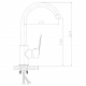 Смеситель для кухни MIXLINE ML15-031GR графит