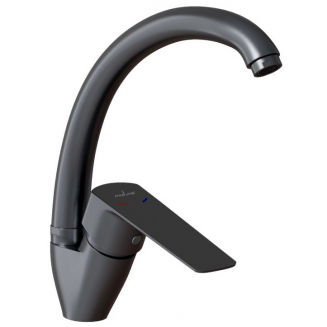 Смеситель для кухни MIXLINE ML15-032GR графит