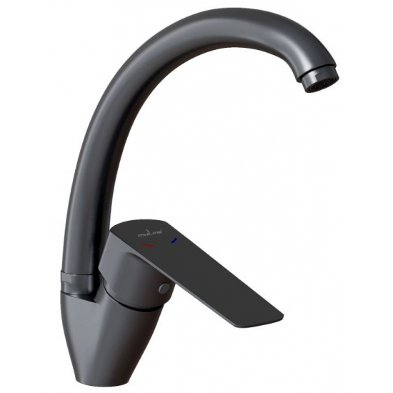 Смеситель для кухни MIXLINE ML15-032GR графит