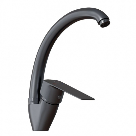 Смеситель для кухни MIXLINE ML15-032GR графит