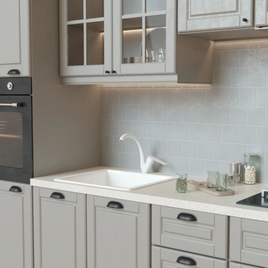 Смеситель для кухни MIXLINE ML15-032W белый