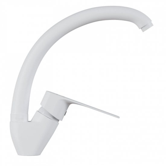 Смеситель для кухни MIXLINE ML15-032W белый